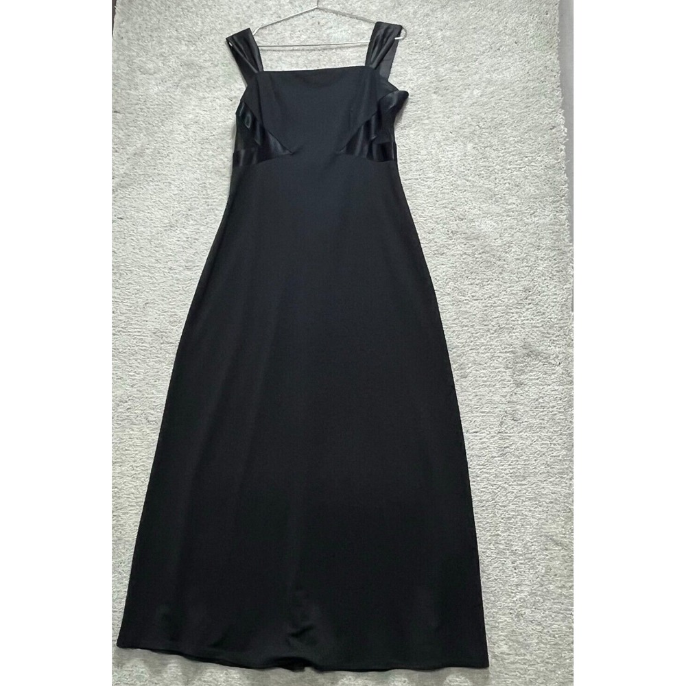 Arianna by Teresa Page Dress Womens 12 Black Long Maxi Formal ‎ Square Neck